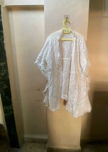 Off-White Sheer Cotton Jacket – Never Worn