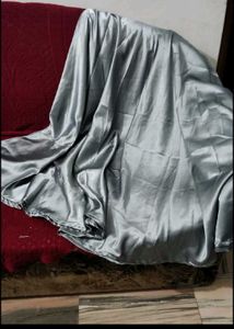 Shiny Silver Ethnic Skirt