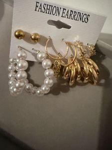 Combo of 3 New Chain pendant, Earrings &amp; rings