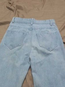 Light Wash Wide Leg Jeans
