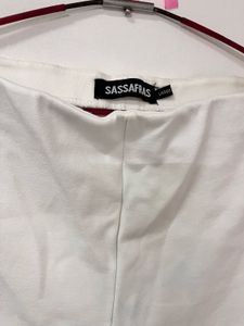 Sassafras White Flared Trousers