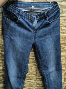 Classic Blue Straight-Fit Denim Jeans