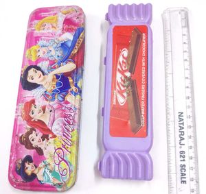 Vintage Combo Princess &amp; Kit-Kat Pencil Cases