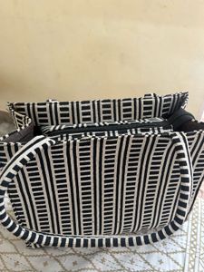 Chic Striped Tote Bag