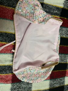 Pink Girls Salwar Kameez with Vest