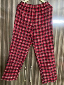 Cozy Red Plaid Pajama Pants