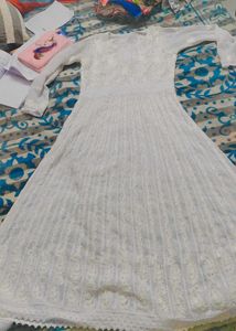 beautiful lakhnavi work kurta with dupatta