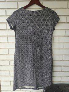 Winter casual Printed Short Sleeve Dress