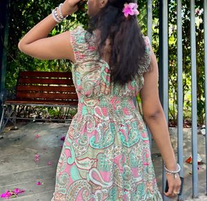 Beautiful pastel printed dress