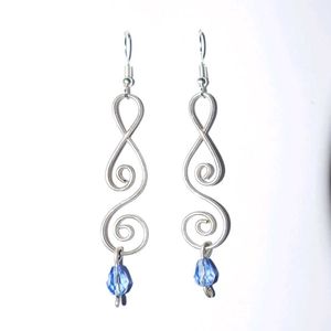 Rhea Dangle Earrings - Handmade