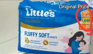 2 packs of Little's Premium Diaper Pants