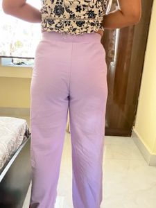 Lavender Casual Trousers
