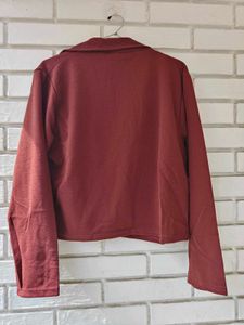 Maroon Blazer &amp; Pants Set