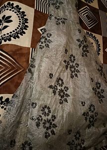Stunning Grey Embellished Gown