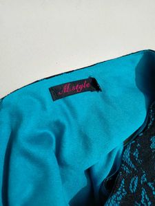 Chic Blue &amp; Black Party &amp; Casual Dress Size M &amp; L.