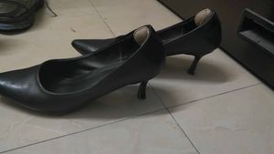 Classic Black Pointed Toe Heels