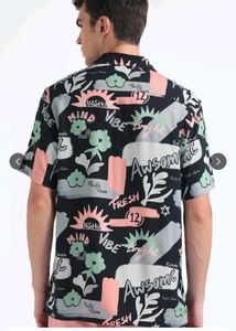 Flying Machine Printed Casual Shirt