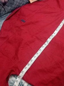 Classic Red Button-Down Shirt