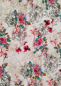 New Floral Print Kurta Set