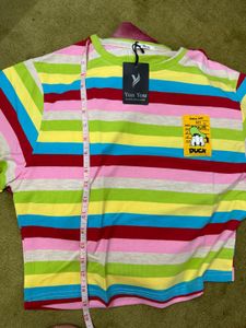 Colorful Striped Tee - Fun &amp; Casual