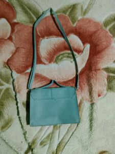 Chic Light Blue Studded Crossbody Bag
