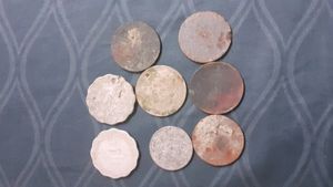 8 Old Coins