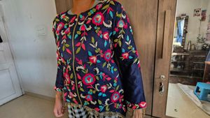Handwork High Low Short Jacket