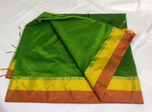 Handloom Green Saree