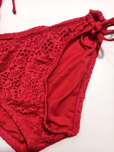 Mint Condition Red Halter Bikini  Size S Imported