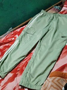 Stylish Green Track Pants