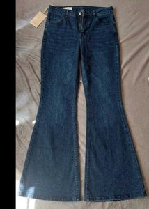 Flared Denim Jeans