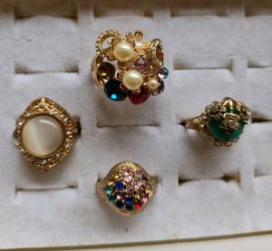 Beautiful Rings Combo - Pack Of 4