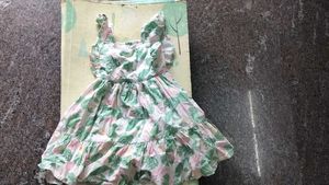 Adorable Floral Print Summer Dress