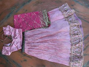Beautiful Pink Lehenga Choli Set