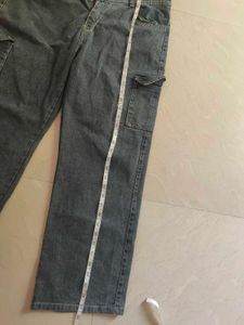 Stylish Black Cargo Jeans