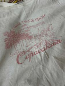Mango Printed Pure Cotton Graphic T-Shirt
