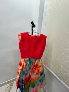 Vibrant Tie-Dye Lehenga Choli Set