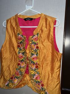 SALE Embroidered Ethnic Sleeveless Jacket