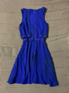Royal Blue Sleeveless Mini Dress