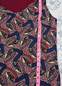 Vibrant Printed Promod sleeveless top