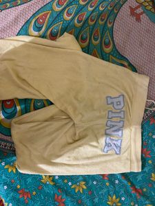 Paris Hilton Pink yellow pants