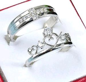 Prince &amp; Princess Crown Necklaces