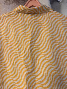 Trendy Retro Wave Crop Top, Bust- 36/34