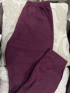 Supersoft Velvet Night suit in Green
