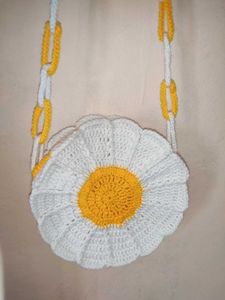 Crochet Daisy Bag