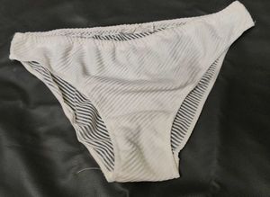 White Striped Briefs