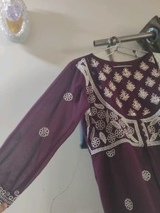 Embroidered Kurta Set with Dupatta
