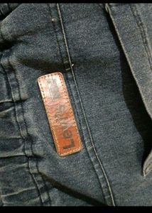 Blue Denim Cargo Pants