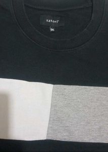 Black Color 5xl Block Sweatshirt