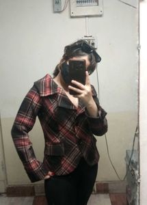 Zara Vintage Plaid Blazer And Dress